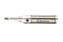Threaded compression housing is shown,