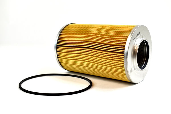 Quincy Oil Filter Replacement - 22722-1. Photo of product on its side.