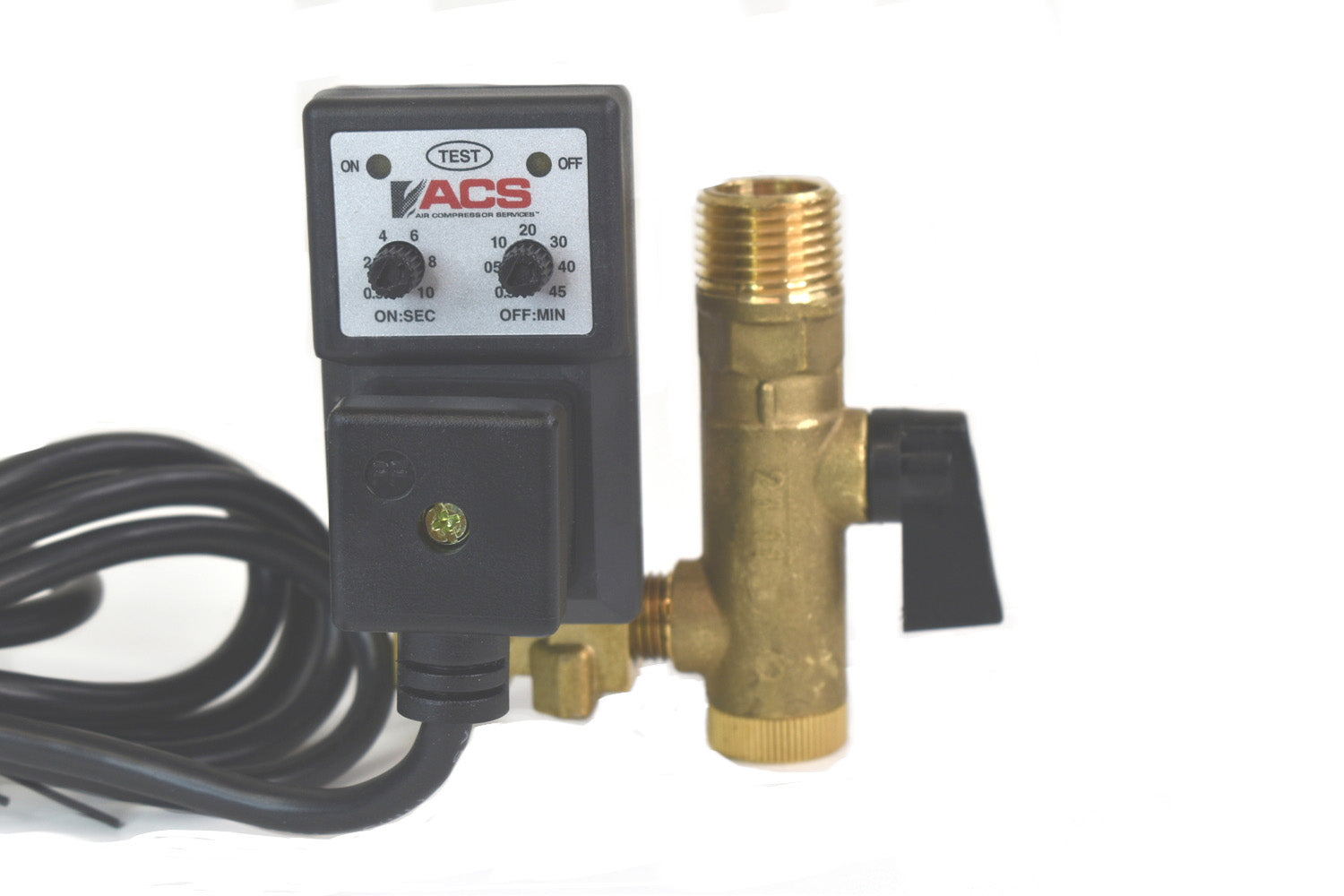23434830 Drain Valve Suitable for Ingersoll Rand Air Compressor 110V 1/2*1/4
