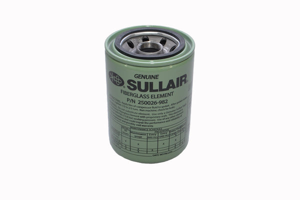 Sullair Oil Filter Replacement - 250026-982
