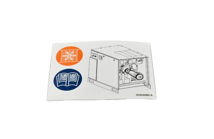 Ingersoll Rand Belt Decal Replacement - 22454060