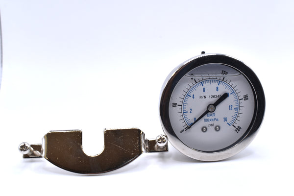 Quincy Pressure Gauge Replacement - 126345 - Photo of product from front