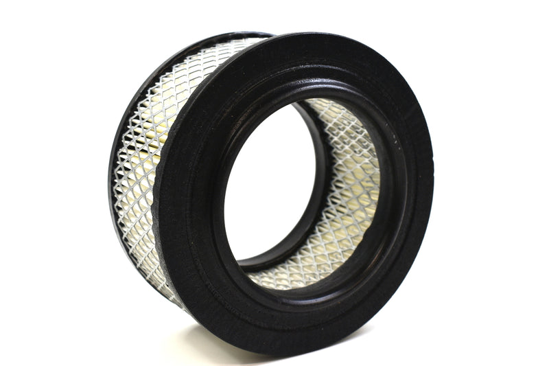 Mann Air Filter Replacement - C1632. Product placed on its side.